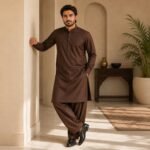 Premium Wash & Wear Fabric Brown