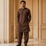 Premium Wash & Wear Fabric Brown - Image 2