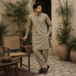 Premium Wash & Wear Fabric Warm Stone/Greige - Image 4