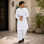 Executive Wash & Wear Fabric -White