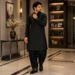 Executive Wash & Wear Fabric - Black