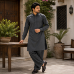 Executive Wash & Wear Fabric -Charcoal Grey - Image 4