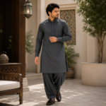 Executive Wash & Wear Fabric -Charcoal Grey - Image 2