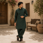 Executive Wash & Wear Fabric- Deep Green