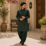 Executive Wash & Wear Fabric- Deep Green - Image 4