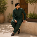 Executive Wash & Wear Fabric- Deep Green - Image 2