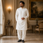 Premium Wash & Wear Fabric White