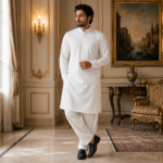 Premium Wash & Wear Fabric White - Image 3
