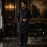 Premium Wash & Wear Fabric Black